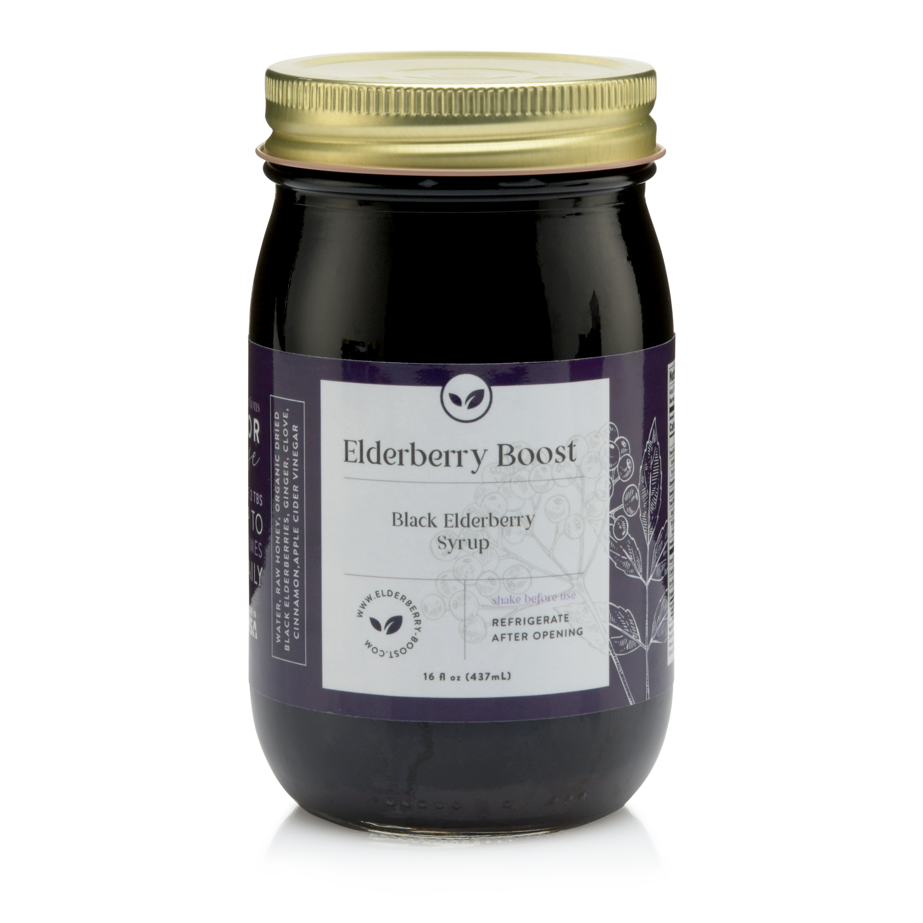 Elderberry Boost - Elderberry Syrup 16oz
